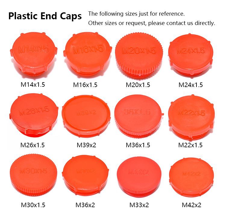 Plastic end caps