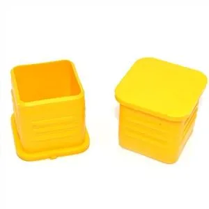 Kundenspezifische PP PA6 Bunte quadratische Spritzguss-Kunststoffteile